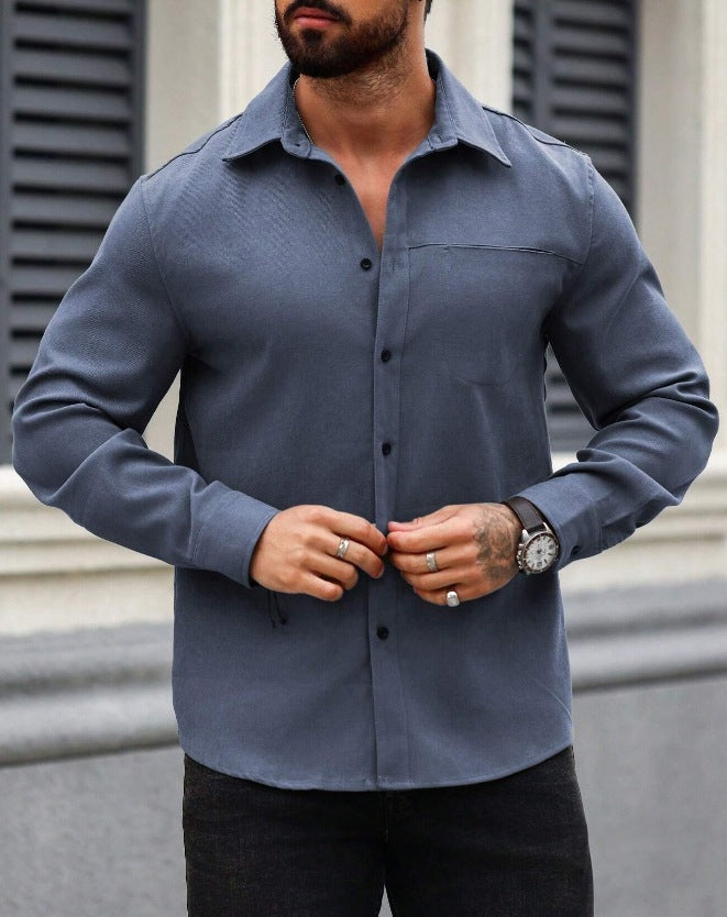 Essential Edge Long Sleeve Pocket Shirt