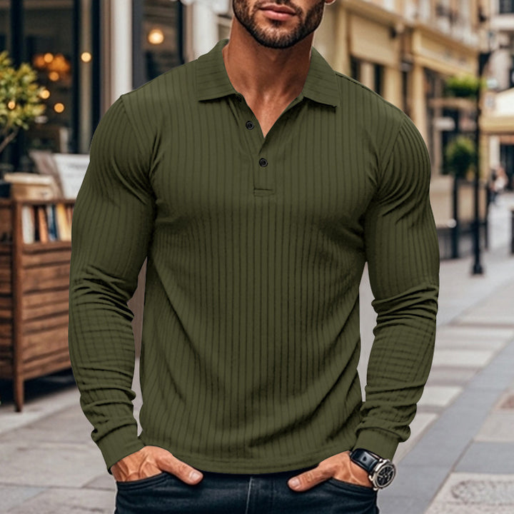 RidgeLine Knit Polo – Men’s Classic Casual Shirt