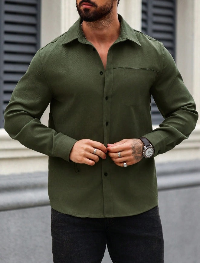 Essential Edge Long Sleeve Pocket Shirt