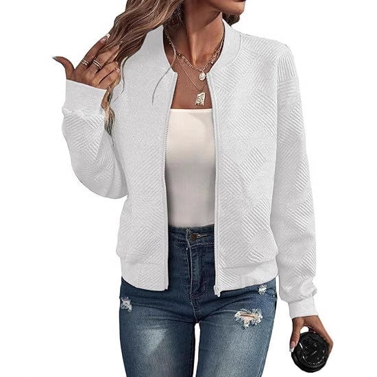 Lyra Zip Jacket – Casual Comfort Long Sleeve Outerwear