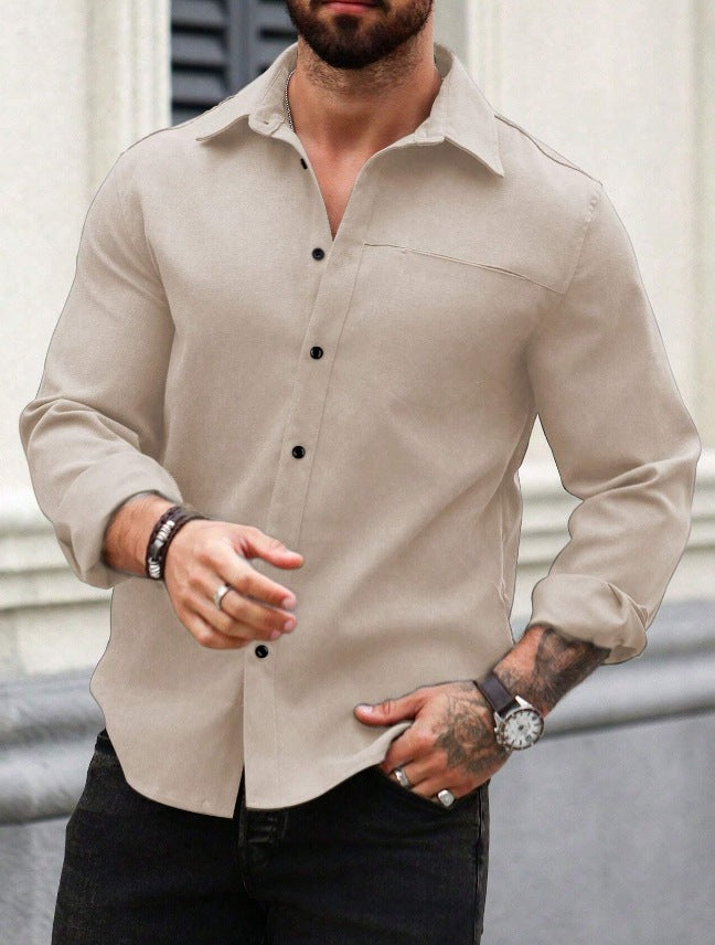 Essential Edge Long Sleeve Pocket Shirt