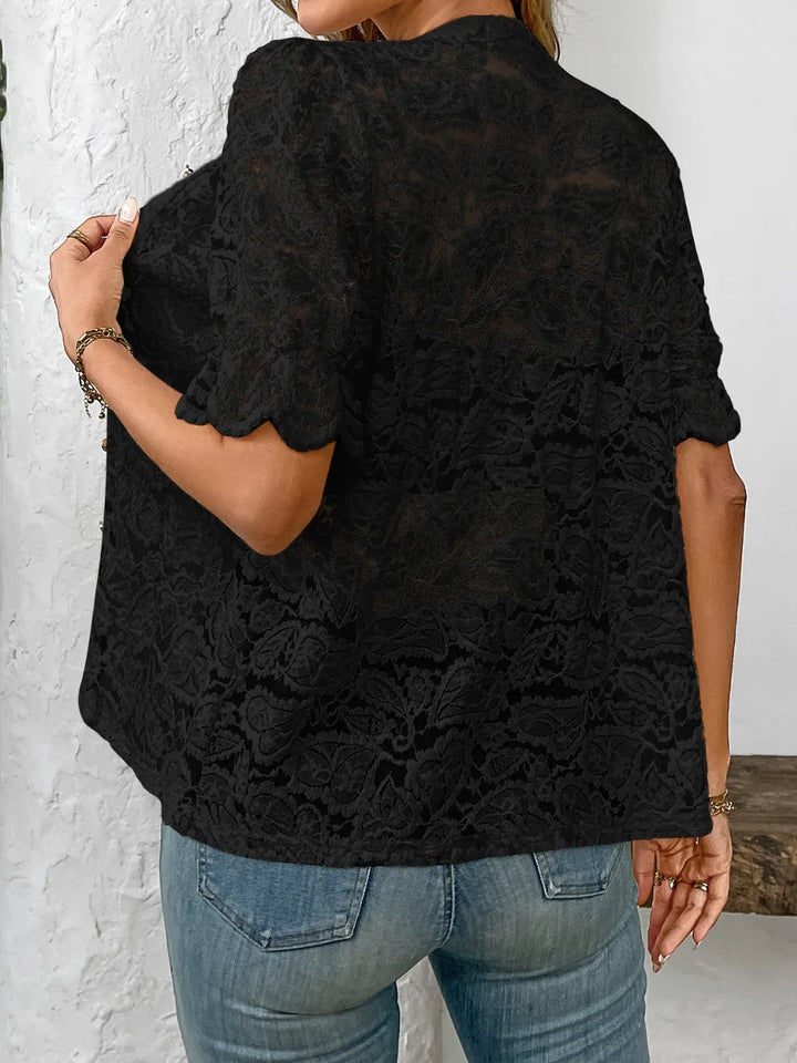 Vintage Romance Luna Lace Shirt