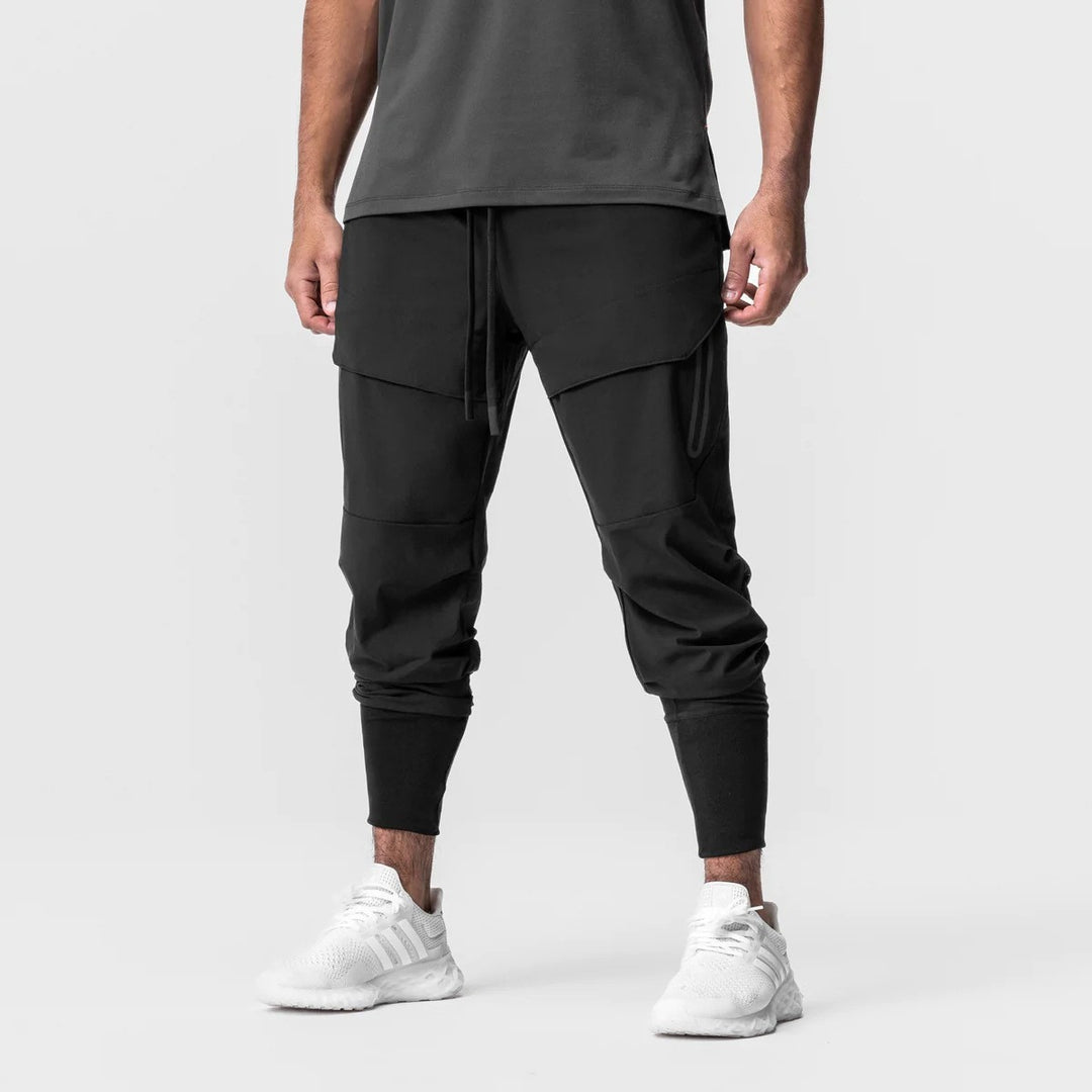 Aero Flex Joggers – Men's Quick-Dry Slim Fit Ankle-Tied Sports Pants