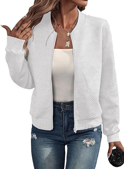 Lyra Zip Jacket – Casual Comfort Long Sleeve Outerwear