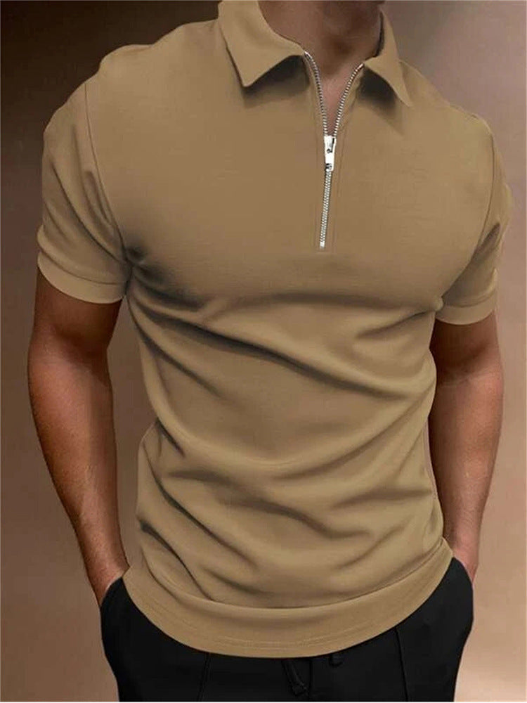 MetroZip Polo – Men's Casual Short Sleeve Polo Shirt