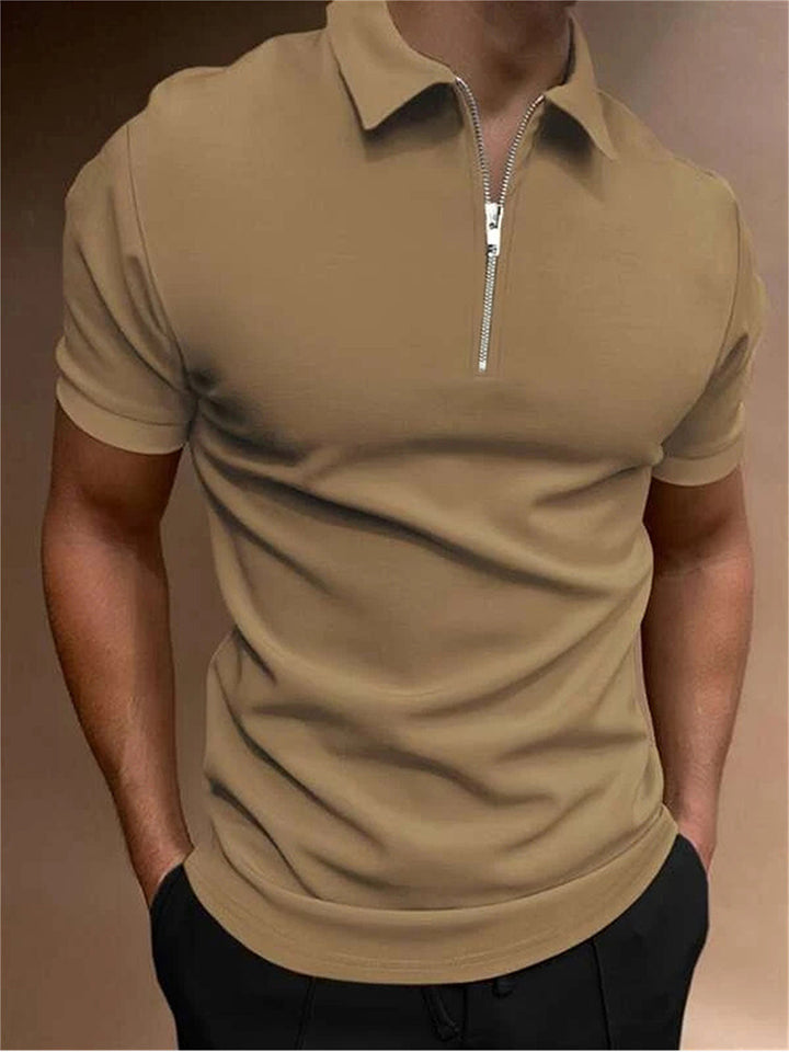MetroZip Polo – Men's Casual Short Sleeve Polo Shirt