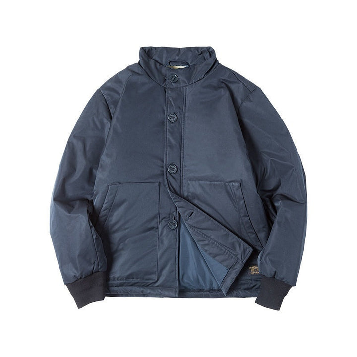 Heritage Japanese-Inspired Button-Up Winter Jacket