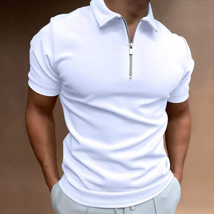 MetroZip Polo – Men's Casual Short Sleeve Polo Shirt