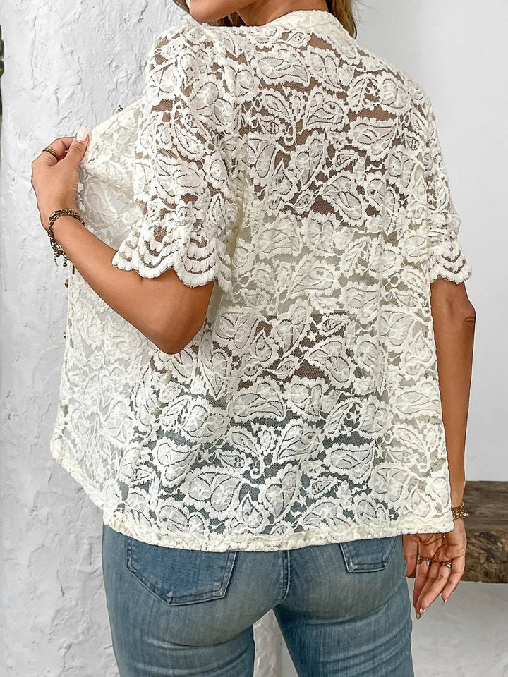 Vintage Romance Luna Lace Shirt