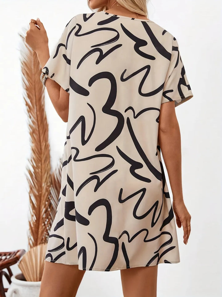 Muse Abstract Mini Dress