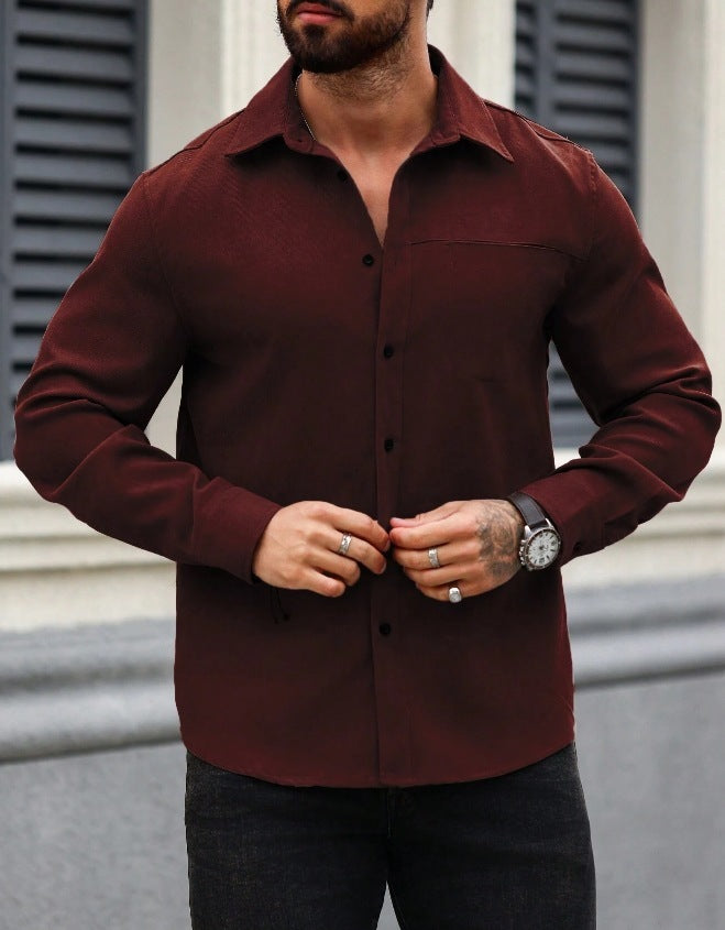 Essential Edge Long Sleeve Pocket Shirt