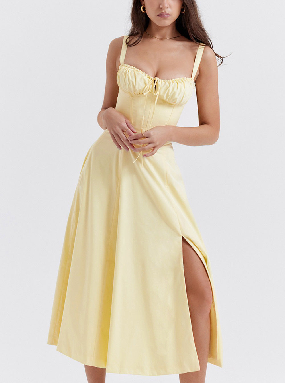 Whisper Backless Midi Dress