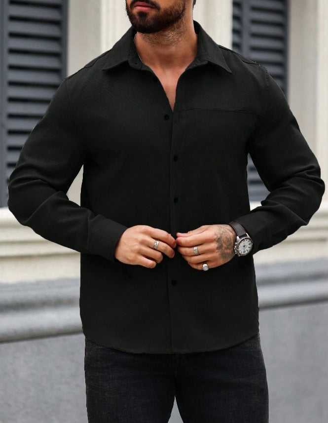 Essential Edge Long Sleeve Pocket Shirt