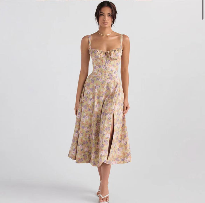 Whisper Backless Midi Dress