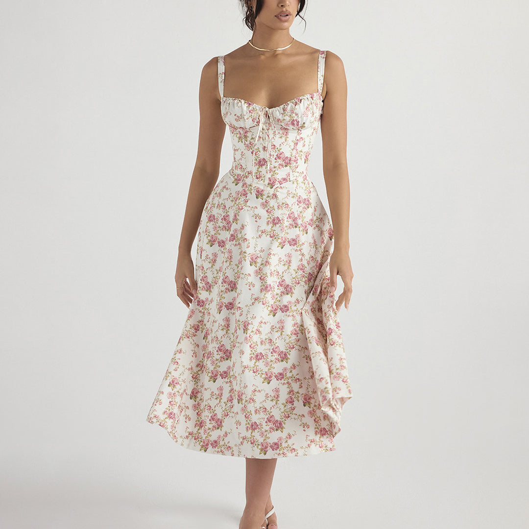 Whisper Backless Midi Dress