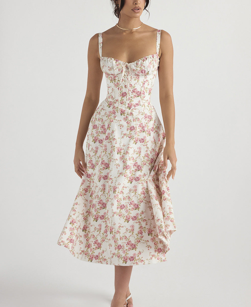 Whisper Backless Midi Dress
