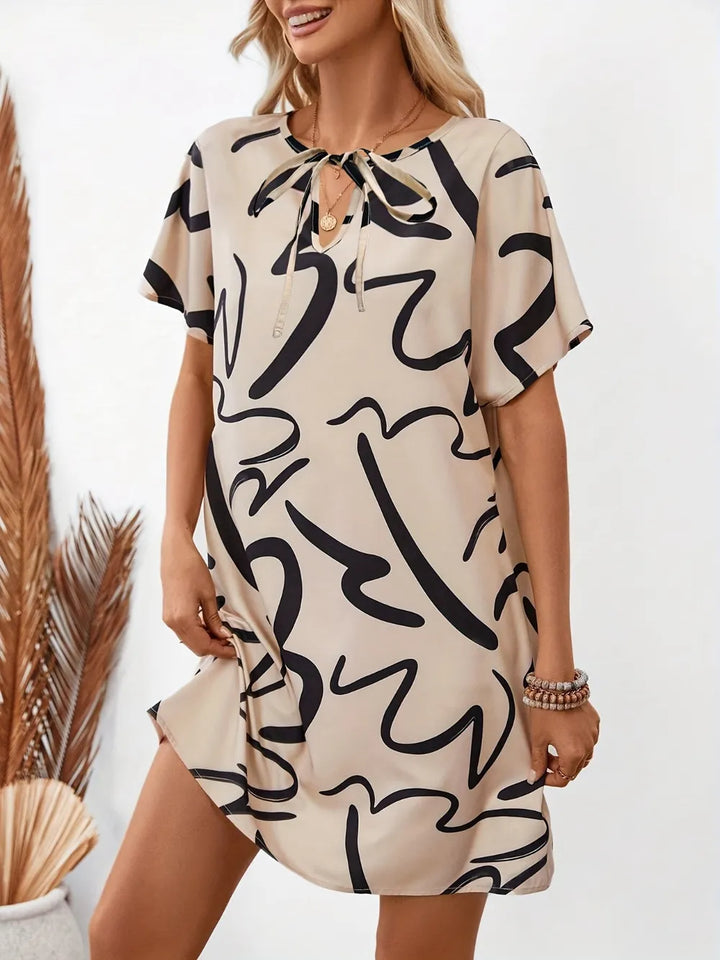Muse Abstract Mini Dress