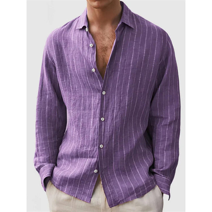 LinoStripe Relaxed Shirt