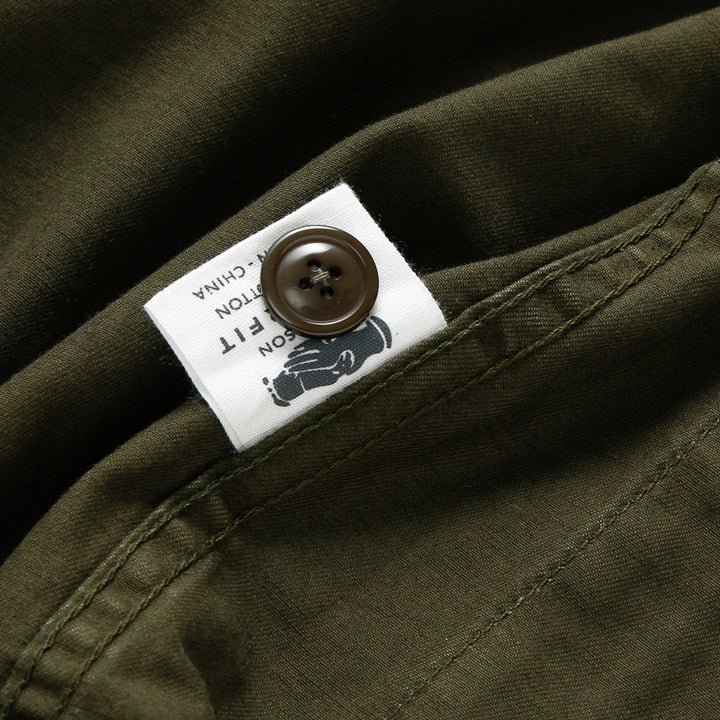 Heritage Retro Utility Cotton Jacket