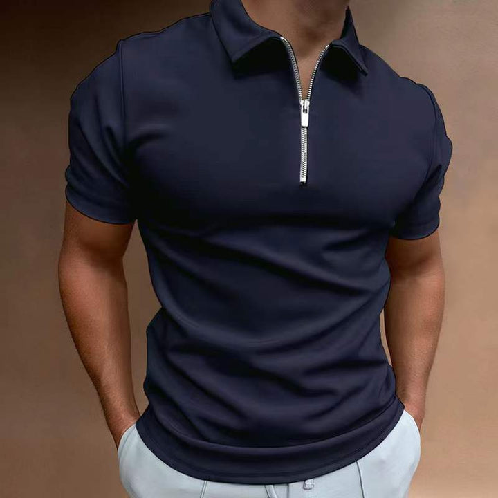 MetroZip Polo – Men's Casual Short Sleeve Polo Shirt