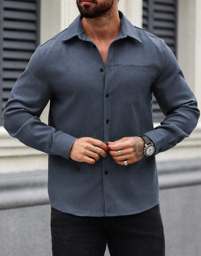 Essential Edge Long Sleeve Pocket Shirt