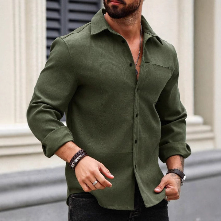 Essential Edge Long Sleeve Pocket Shirt