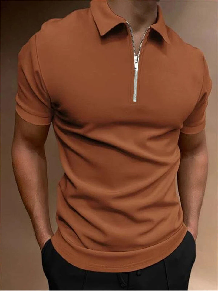 MetroZip Polo – Men's Casual Short Sleeve Polo Shirt