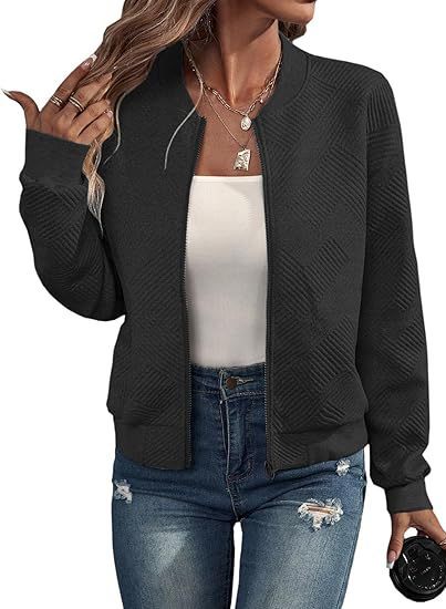 Lyra Zip Jacket – Casual Comfort Long Sleeve Outerwear